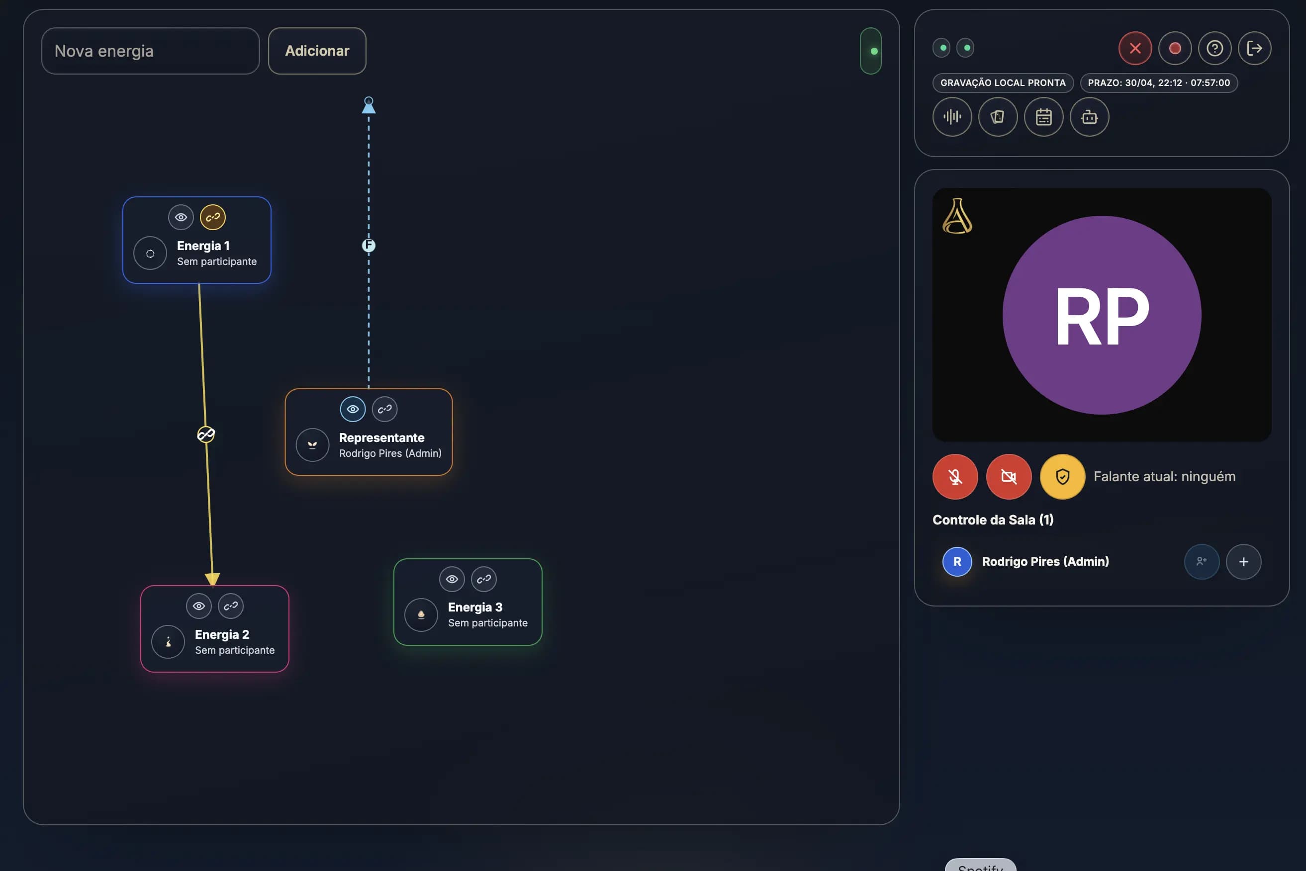 Interface da plataforma Movimentos Sistêmicos